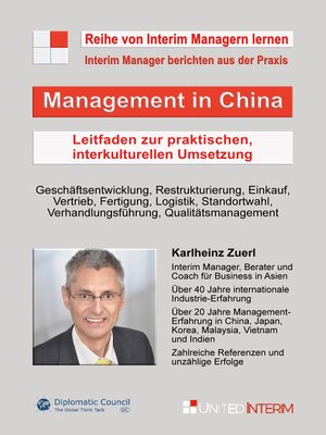 cover image of Management in China